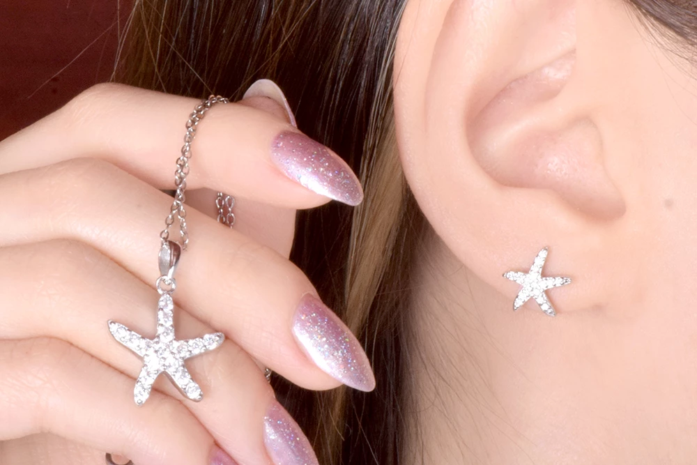 گوشواره مدال نقره