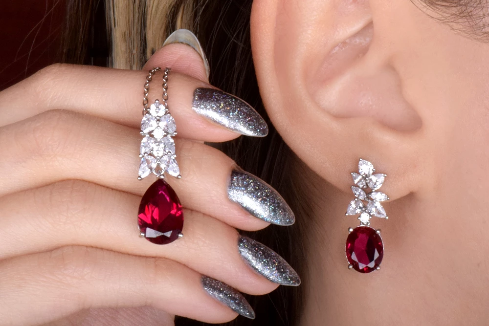 گوشواره مدال نقره