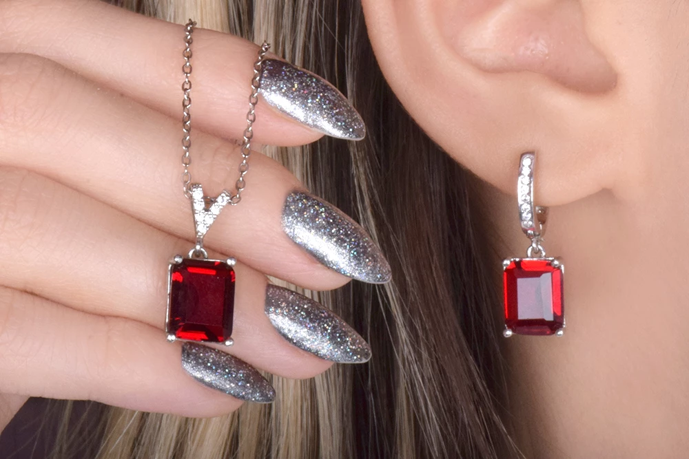 گوشواره مدال نقره