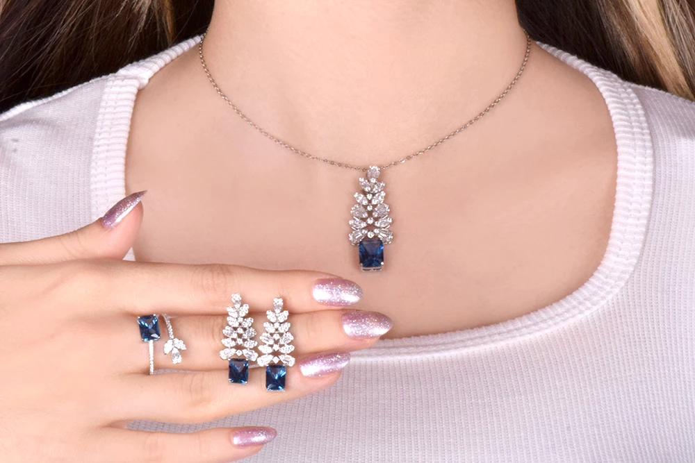 نیم ست نقره