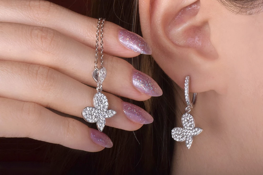 گوشواره مدال نقره